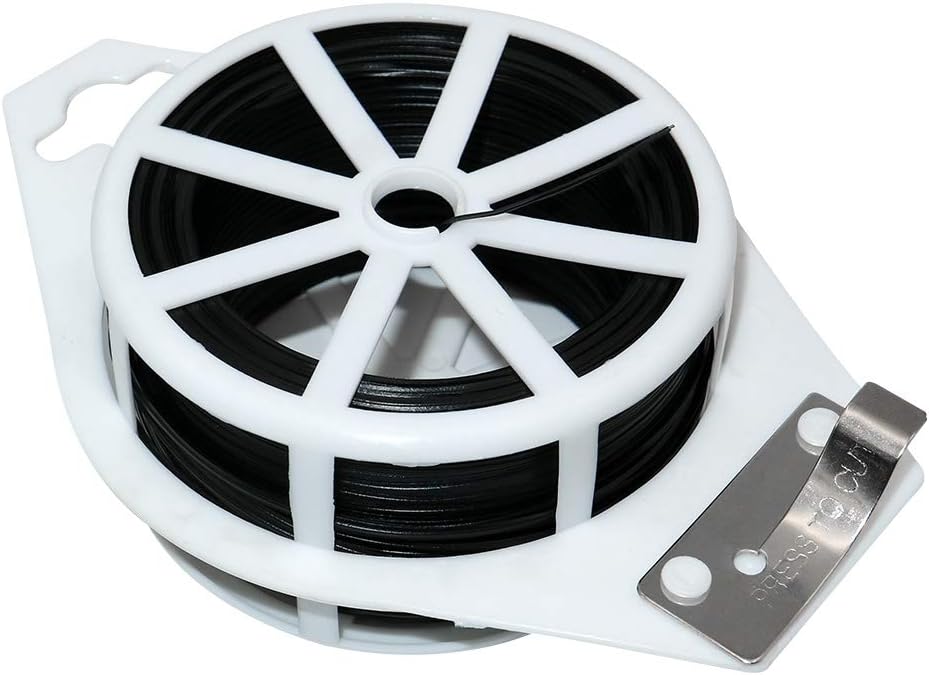 328 Feet Plastic Plant Twist Tie White Garden Plants Tie Multi-Use for Secure Vines,Plants