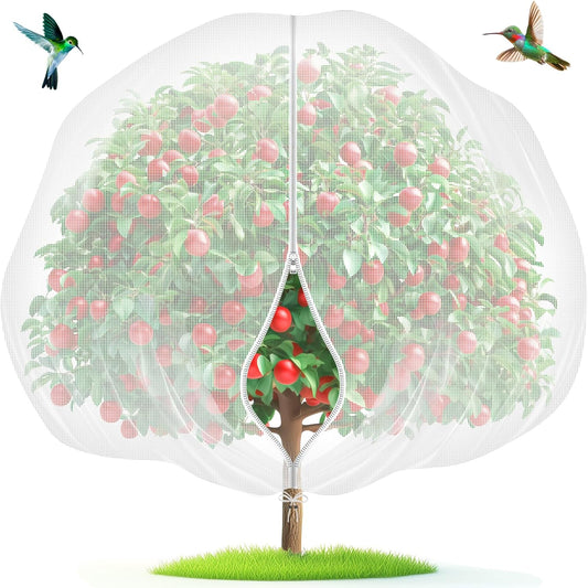4'x6' Fruit Tree Netting with Zipper & Drawstring