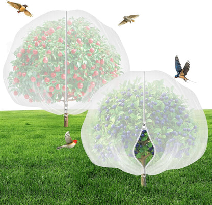 4'x6' Fruit Tree Netting with Zipper & Drawstring