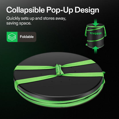 2-Pack 30-Gallon Collapsible Garden Bag, Yard Waste Containers
