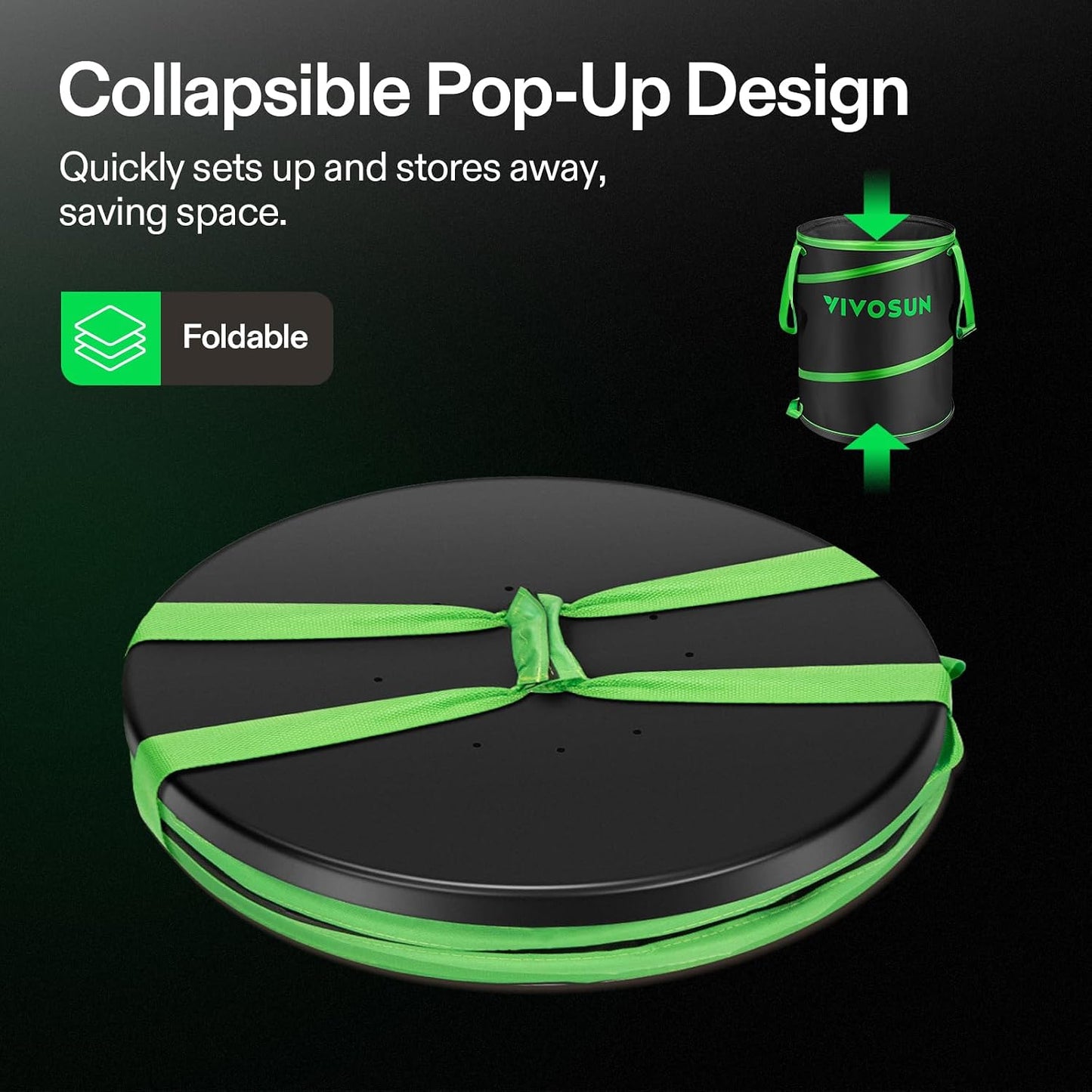 2-Pack 30-Gallon Collapsible Garden Bag, Yard Waste Containers