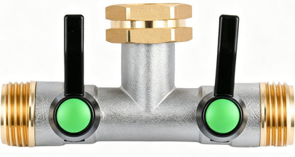 2 Way Y Hose Splitter Garden Water Faucet Spigot Splitter