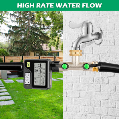 2 Way Y Hose Splitter Garden Water Faucet Spigot Splitter