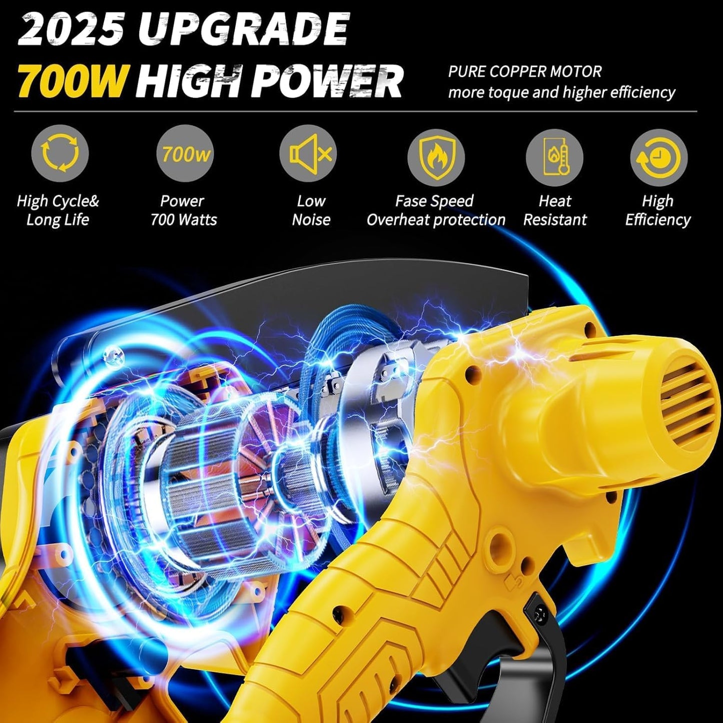 2-in-1 6 IN Electric Pole Saw & Mini Chainsaw, Cordless Battery Pole Saws for Tree Trimming, 21V Cordless Battery Chainsaw Powered with 2 Batteries, Lightweight Tree Trimming Tool for Small Branches