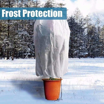 Plant Covers Freeze Protection 0.95oz H108''xW96'' Shrub Jacket - Frost Blanket for Harsh Weather Resistance & Season Extension