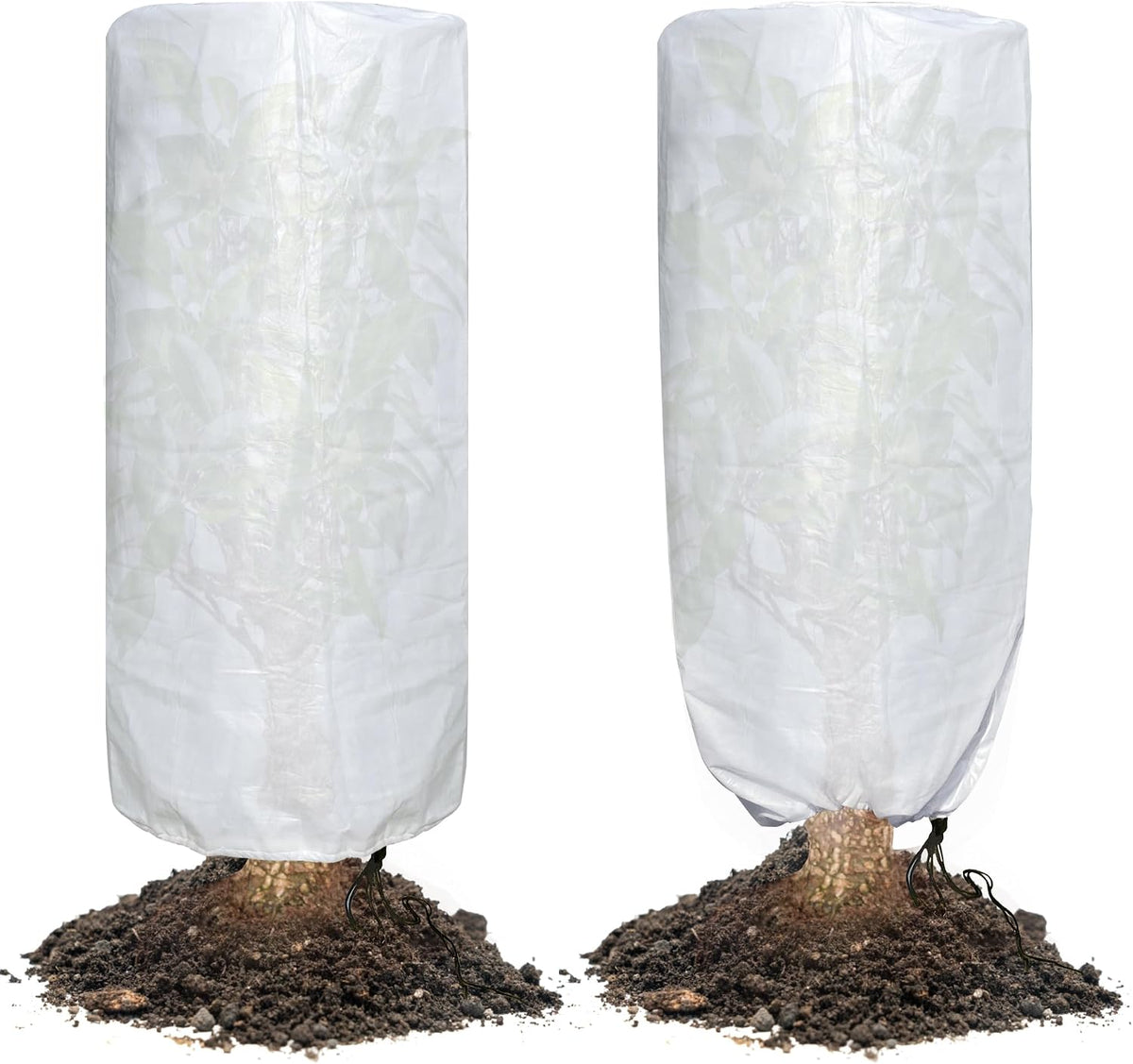 Plant Covers Freeze Protection 0.95oz H108''xW96'' Shrub Jacket - Frost Blanket for Harsh Weather Resistance & Season Extension