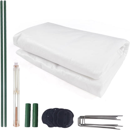 Plant Covers Freeze Protection 0.95oz H108''xW96'' Shrub Jacket - Frost Blanket for Harsh Weather Resistance & Season Extension