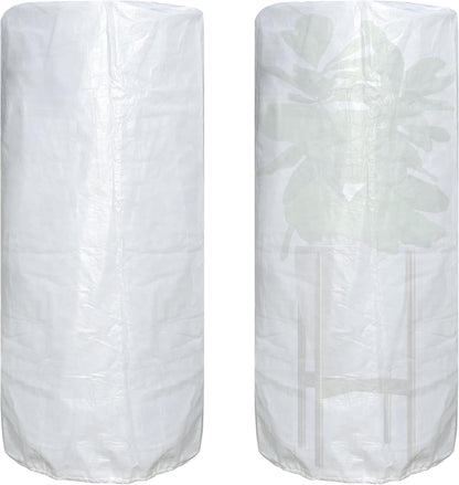 Plant Covers Freeze Protection 0.95oz H108''xW96'' Shrub Jacket - Frost Blanket for Harsh Weather Resistance & Season Extension