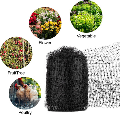 Bird Netting Deer Fence Netting 5 x 100FT Heavy Duty Garden Netting