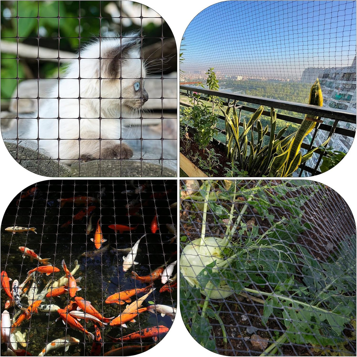 Bird Netting Deer Fence Netting 5 x 100FT Heavy Duty Garden Netting