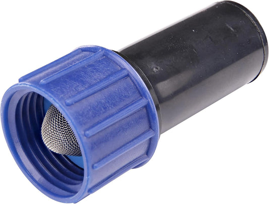 327G00UB Compression Swivel Adaptor with Washer, Connects 5/8 Inch Tubing or Dripline to 3/4 Inch MHT Hose Bibb or Garden Hose, Black