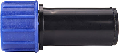 327G00UB Compression Swivel Adaptor with Washer, Connects 5/8 Inch Tubing or Dripline to 3/4 Inch MHT Hose Bibb or Garden Hose, Black