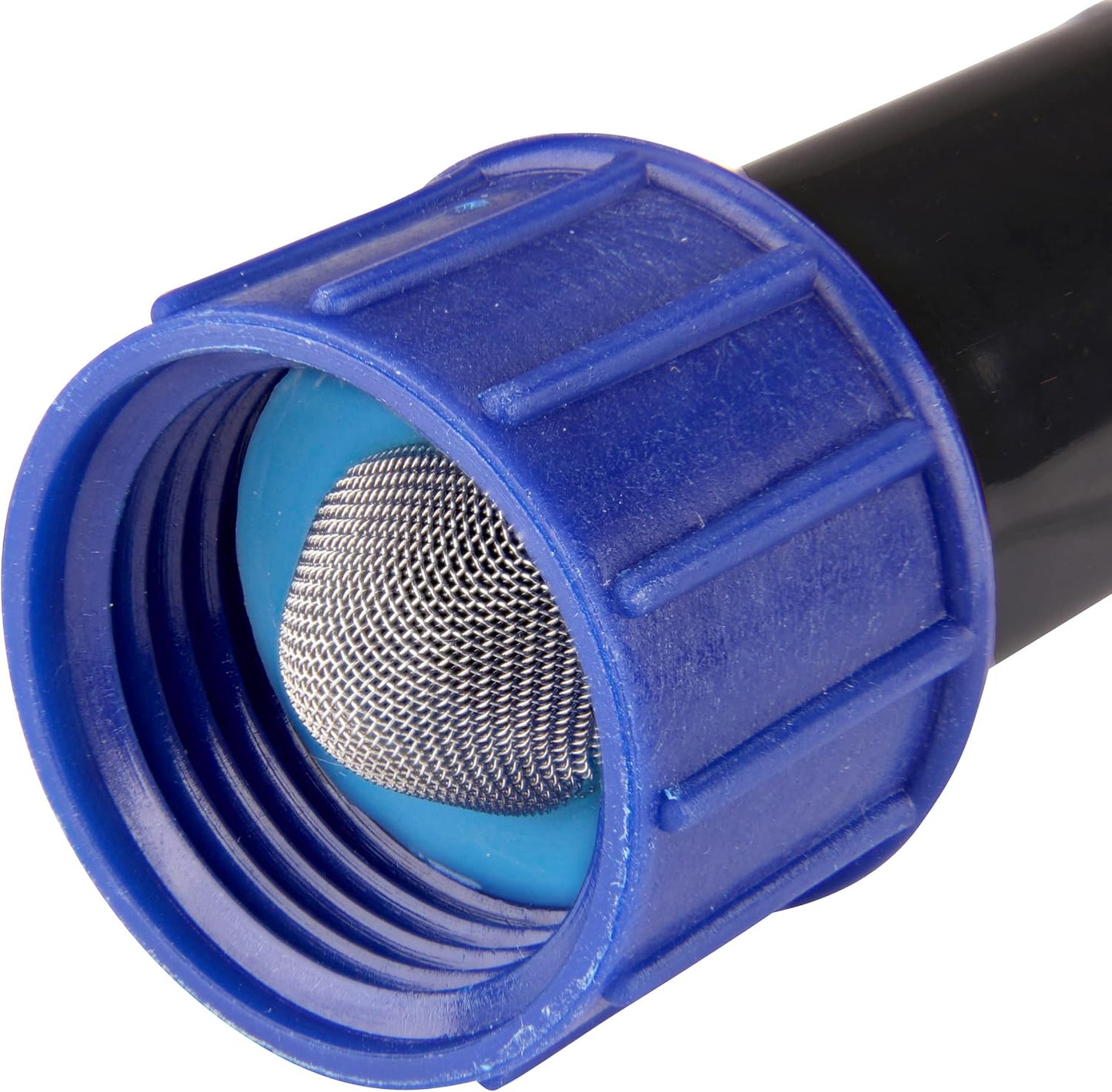 327G00UB Compression Swivel Adaptor with Washer, Connects 5/8 Inch Tubing or Dripline to 3/4 Inch MHT Hose Bibb or Garden Hose, Black