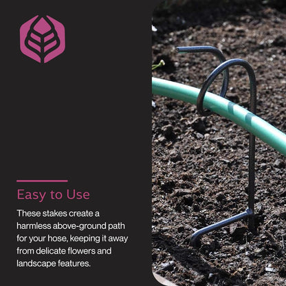 Plant-Saving Hose Guide, 17.5 Inch Garden Stake