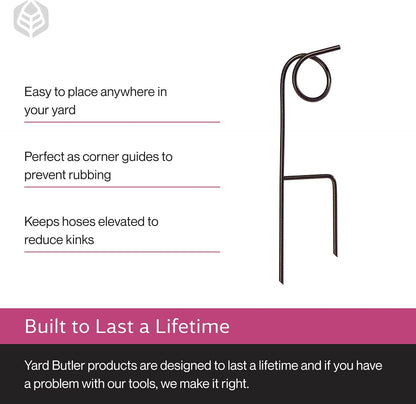 Plant-Saving Hose Guide, 17.5 Inch Garden Stake