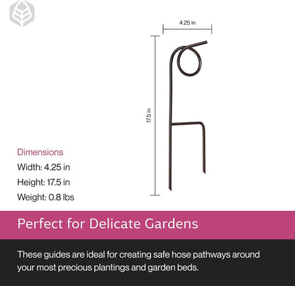 Plant-Saving Hose Guide, 17.5 Inch Garden Stake