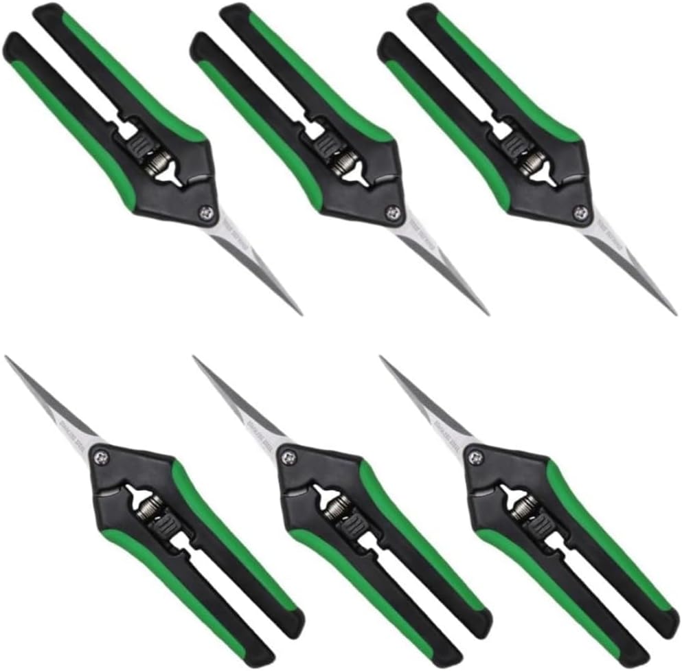 2 Pack Curved Blades Gardening Hand Pruner Pruning Snip