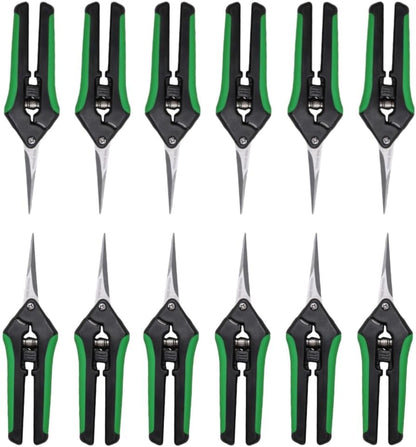 2 Pack Curved Blades Gardening Hand Pruner Pruning Snip