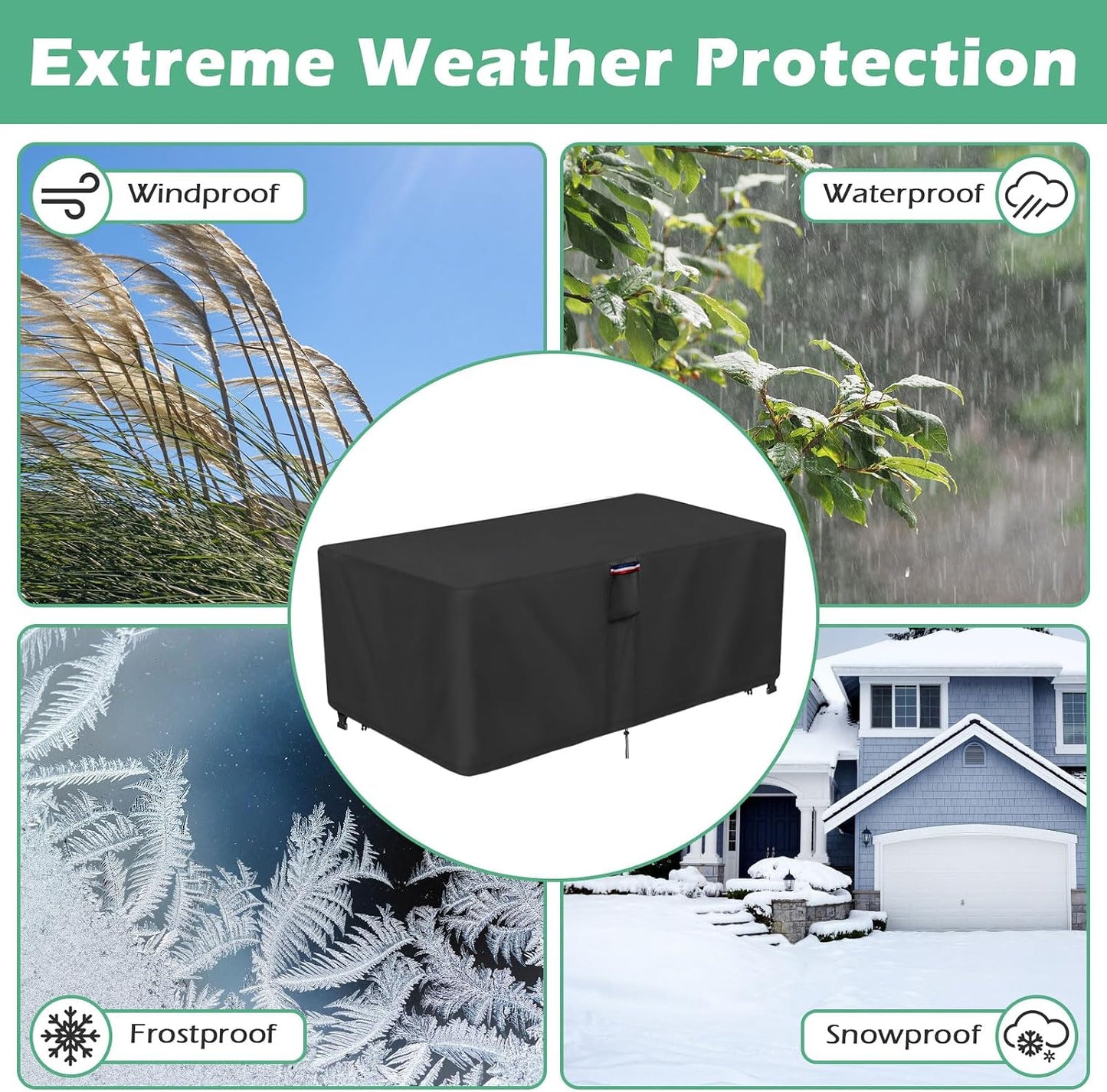 Plant Covers Freeze Protection, Fit 6x3 FT Raised Garden Beds