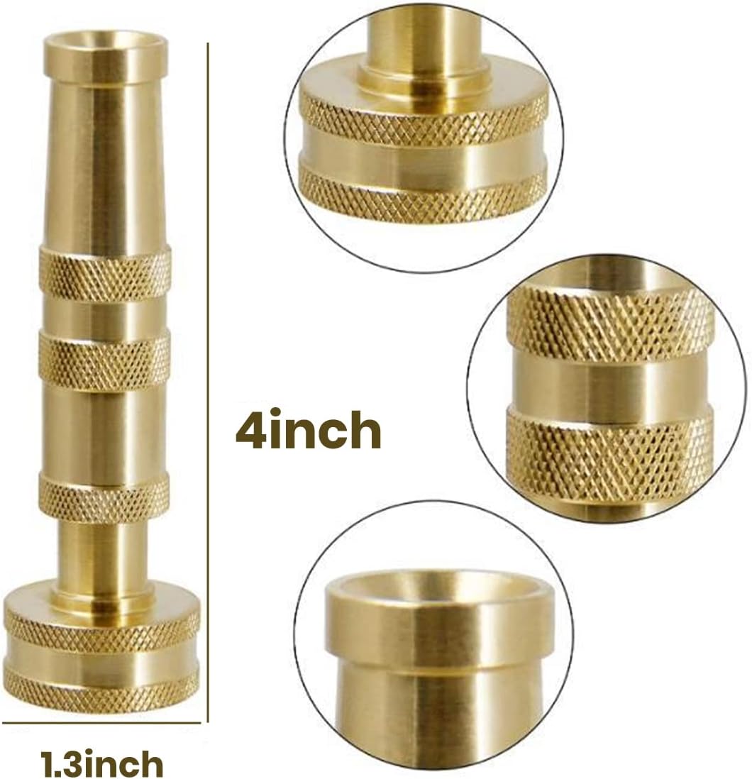 Garden Hose Nozzle, High Pressure Water Hose Nozzle Sprayer Head,fits 3/4” Garden Hose Thread,for Lawn & Garden,Washing Cars,Watering Garden,Cleaning,Showering Dogs&Pets