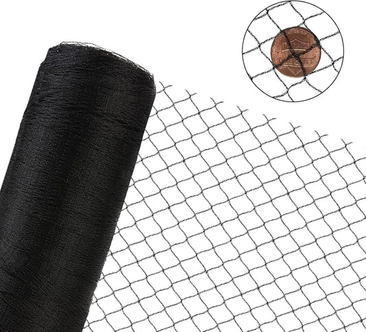 15x15 FT Bird Netting, 1/2" Mesh, Heavy Duty Garden Netting