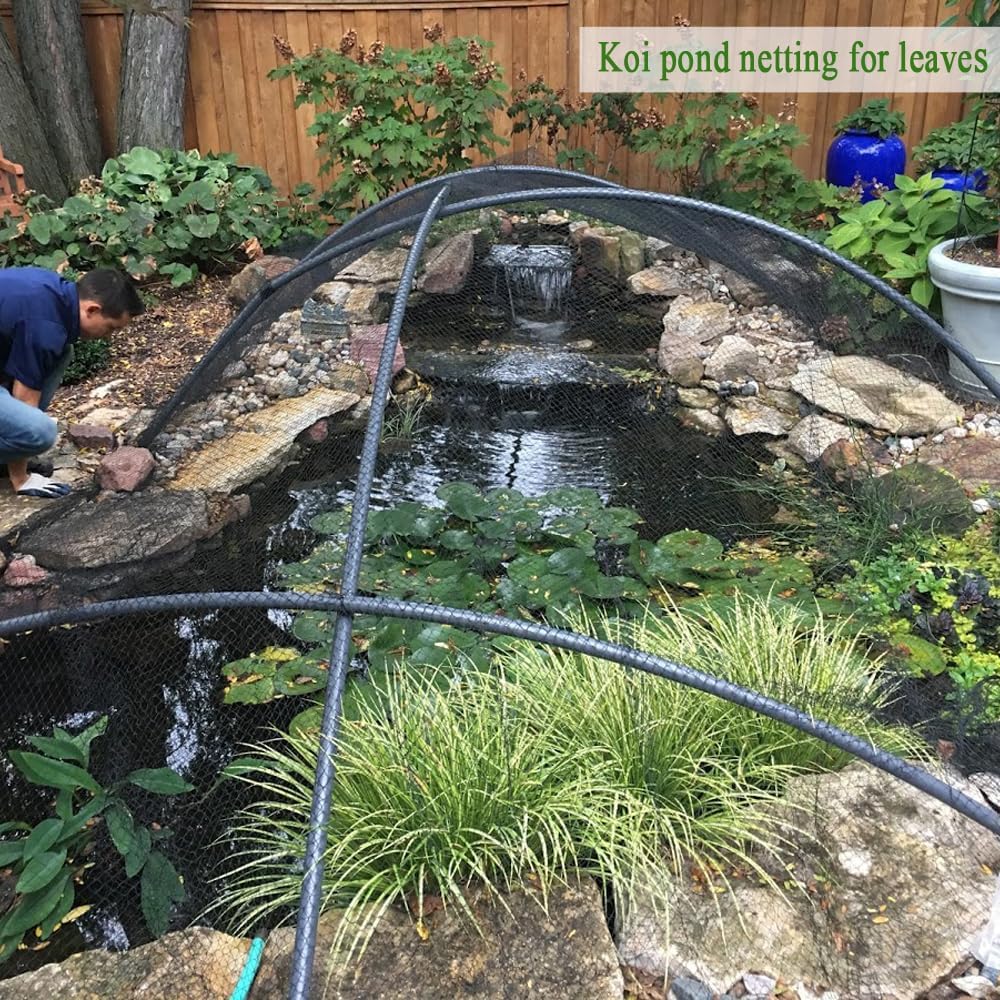 15x15 FT Bird Netting, 1/2" Mesh, Heavy Duty Garden Netting