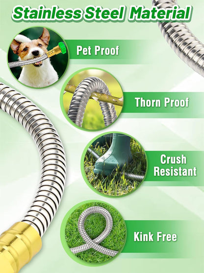 5ft Short Garden Leader Hose with Male to Female Connector