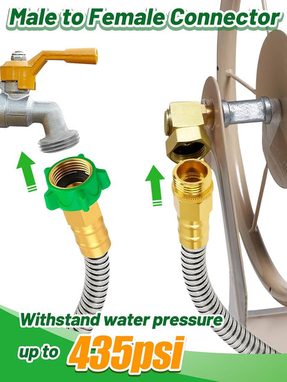 5ft Short Garden Leader Hose with Male to Female Connector