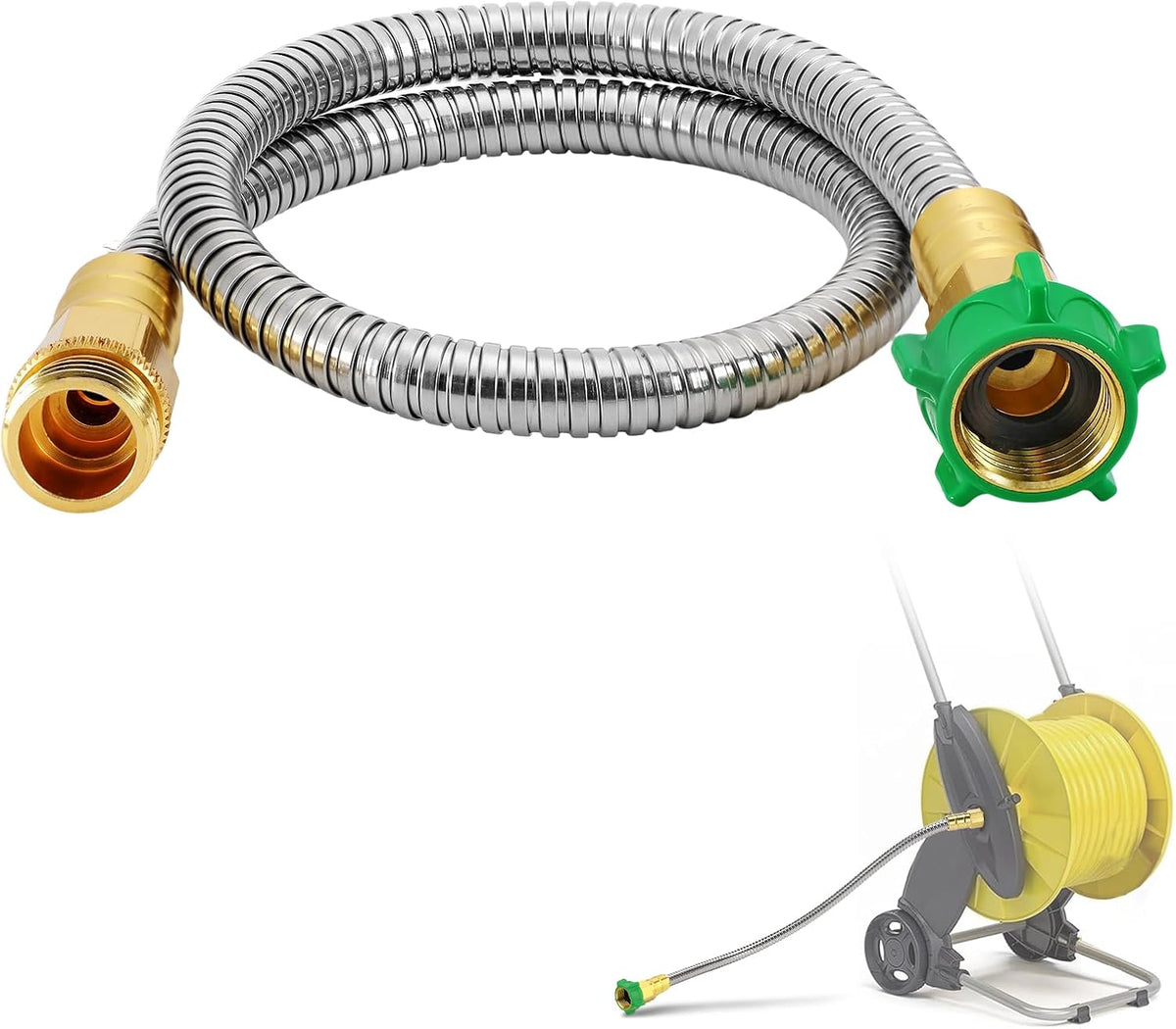 5ft Short Garden Leader Hose with Male to Female Connector