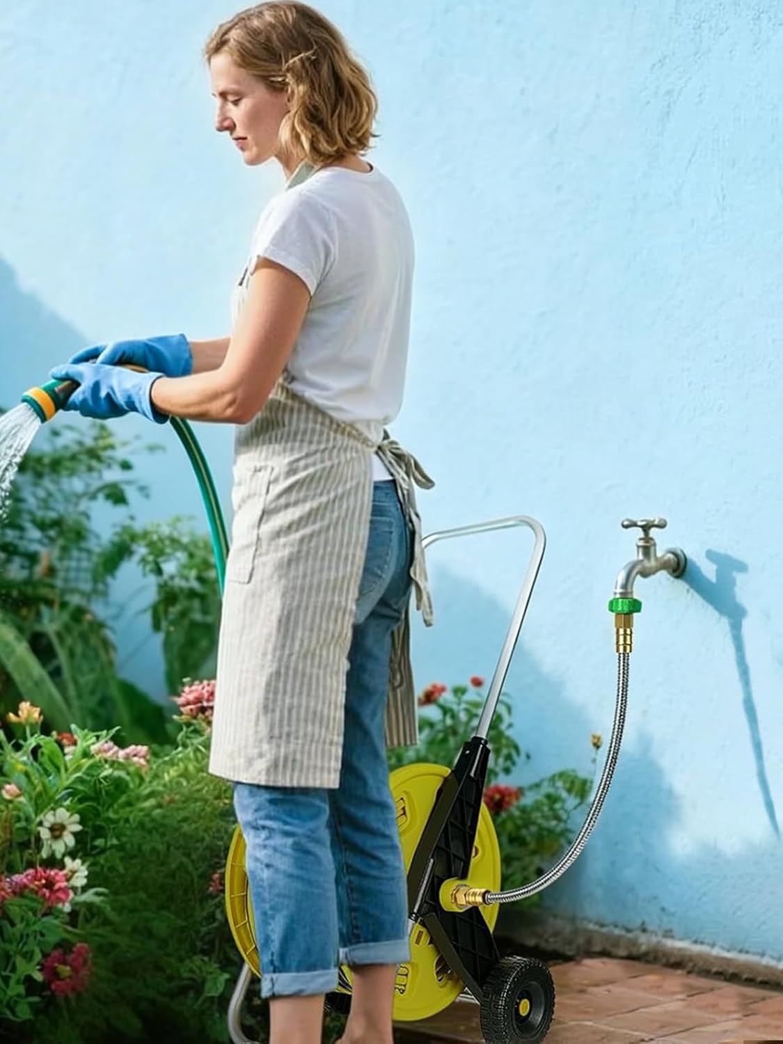 5ft Short Garden Leader Hose with Male to Female Connector