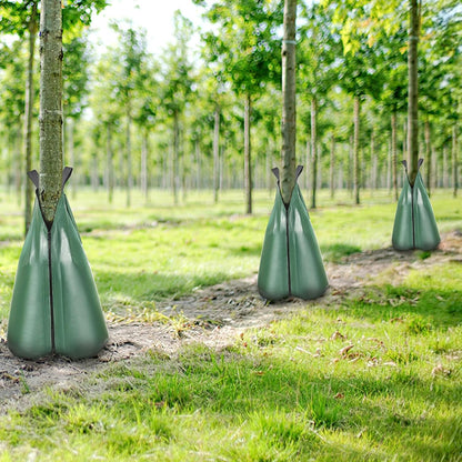 Tree Watering Bag Slow Release, 4 Pack 20 Gallons Tree Watering Bags/Ring, Reusable Refillable Tree Irrigation Ring Water Bags, Heavy Duty Watering System for Shrub Tree Root Drip Irrigation