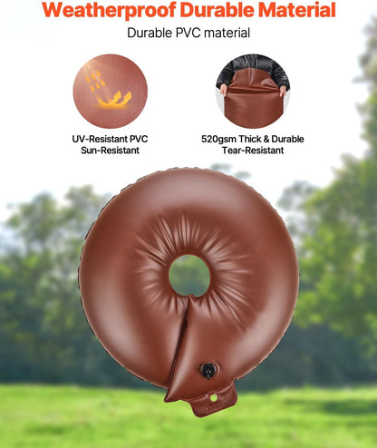 Tree Watering Bag Slow Release, 4 Pack 20 Gallons Tree Watering Bags/Ring, Reusable Refillable Tree Irrigation Ring Water Bags, Heavy Duty Watering System for Shrub Tree Root Drip Irrigation