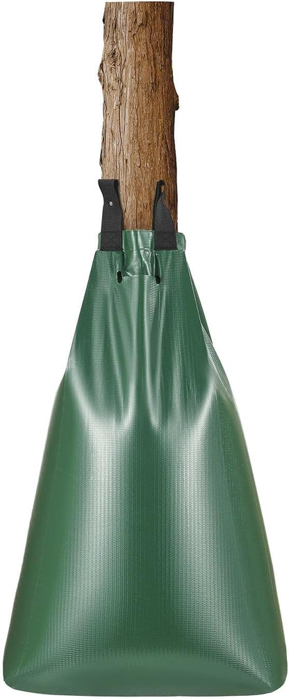 Tree Watering Bag Slow Release, 4 Pack 20 Gallons Tree Watering Bags/Ring, Reusable Refillable Tree Irrigation Ring Water Bags, Heavy Duty Watering System for Shrub Tree Root Drip Irrigation