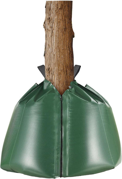Tree Watering Bag Slow Release, 4 Pack 20 Gallons Tree Watering Bags/Ring, Reusable Refillable Tree Irrigation Ring Water Bags, Heavy Duty Watering System for Shrub Tree Root Drip Irrigation