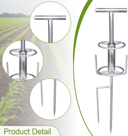 Garden Hose Guide Spike Garden Hose Holder Freestanding,Rack,Organizer,Heavy Duty Auxiliary Watering Hose Reel for Lawn Yard, Style B