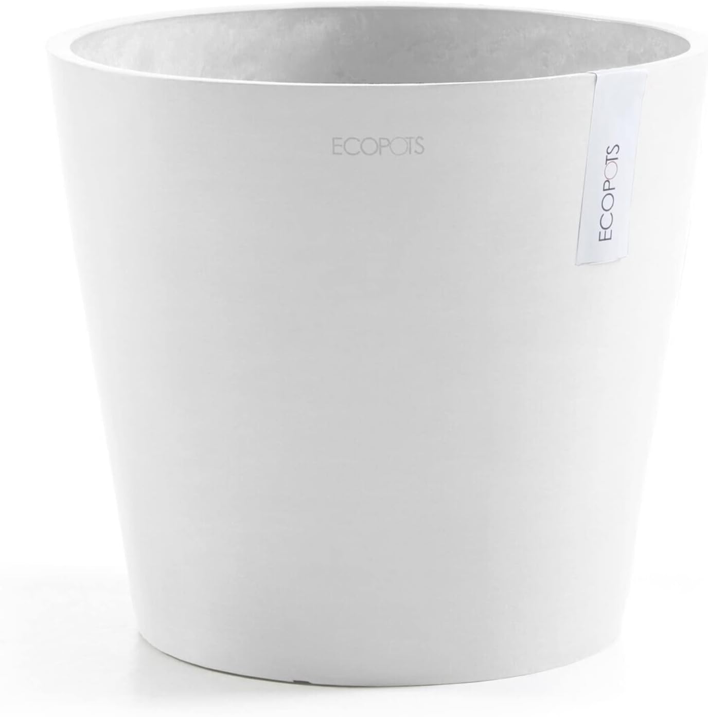 Amsterdam Round Flower Planter, Grey, 10"
