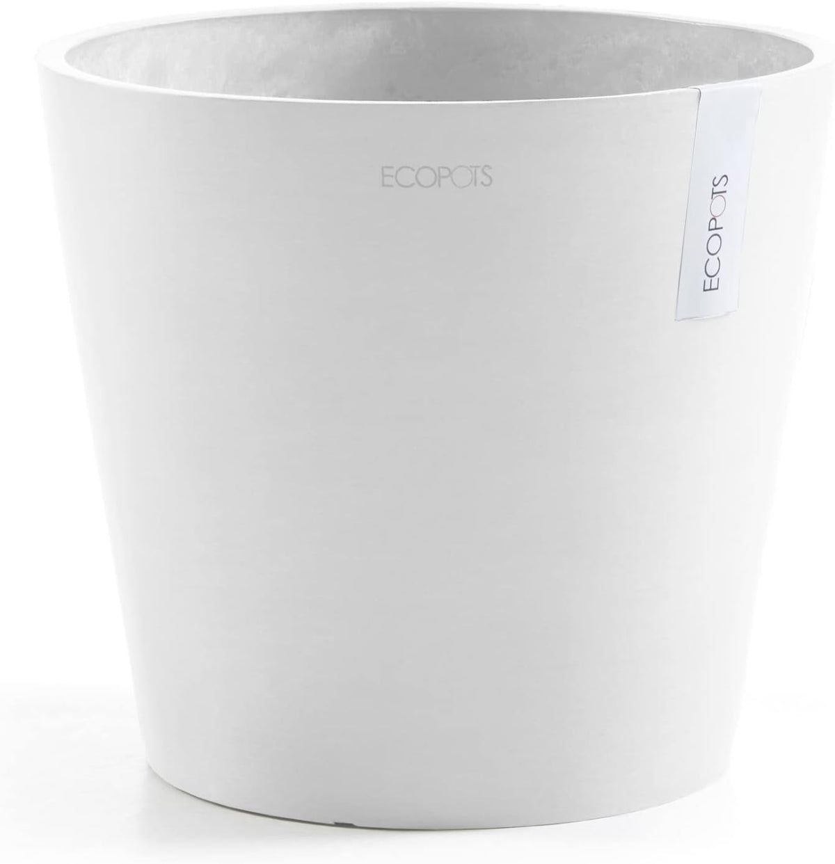 Amsterdam Round Flower Planter, Grey, 10"