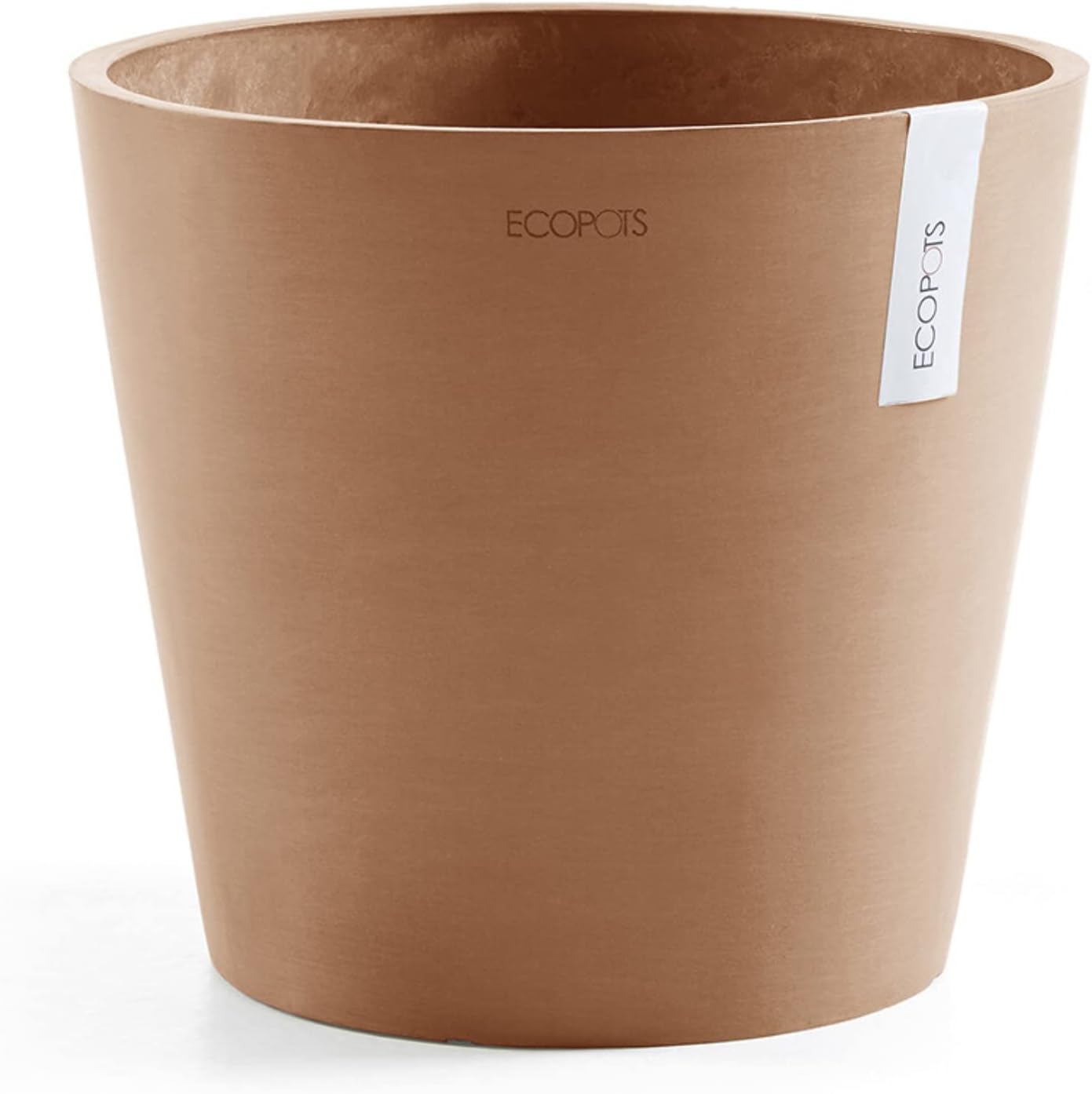 Amsterdam Round Flower Planter, Grey, 10"