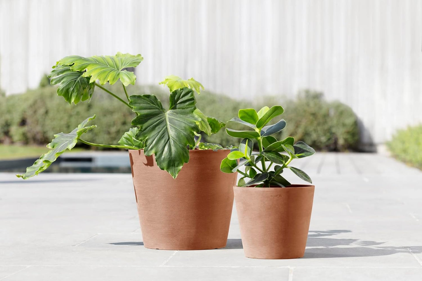 Amsterdam Round Flower Planter, Grey, 10"