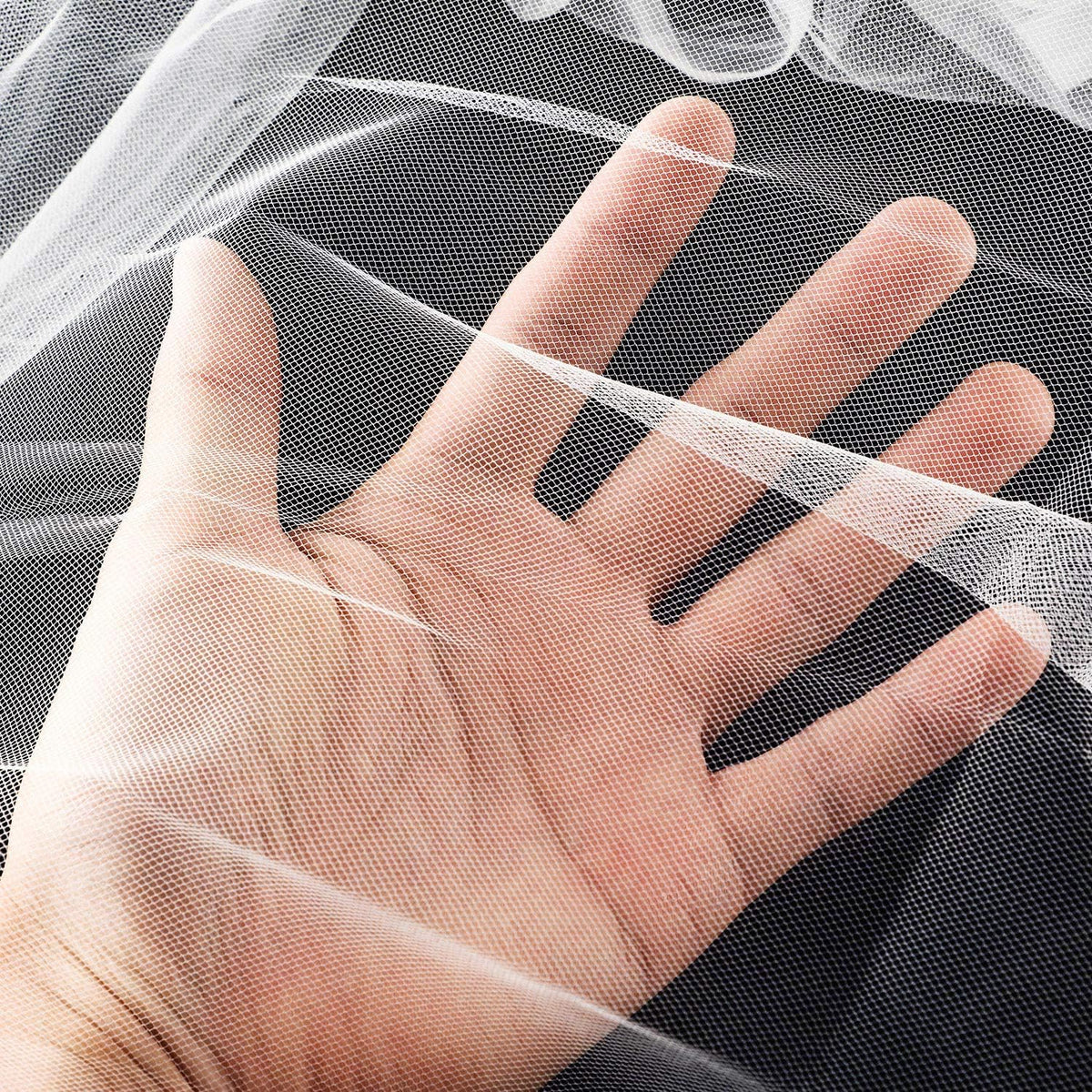 10 x 13ft Mosquito Netting Black Garden Insect Bug Mesh for Plant