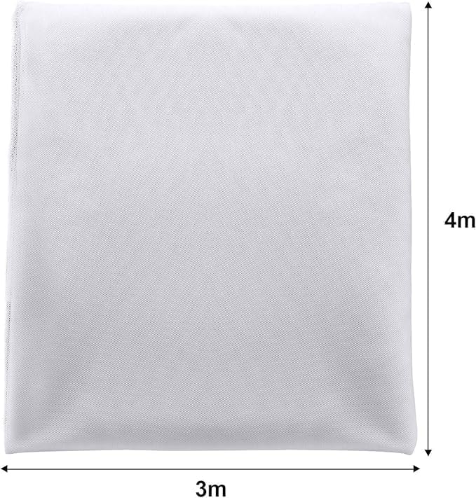 10 x 13ft Mosquito Netting Black Garden Insect Bug Mesh for Plant