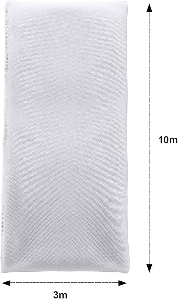 10 x 13ft Mosquito Netting Black Garden Insect Bug Mesh for Plant