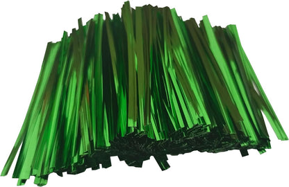 Twist Ties for Bags Bread Bag Tie Garden 4 inches 1600 Pcs Candy Coffee Bags Flower Ties (1600, Green)