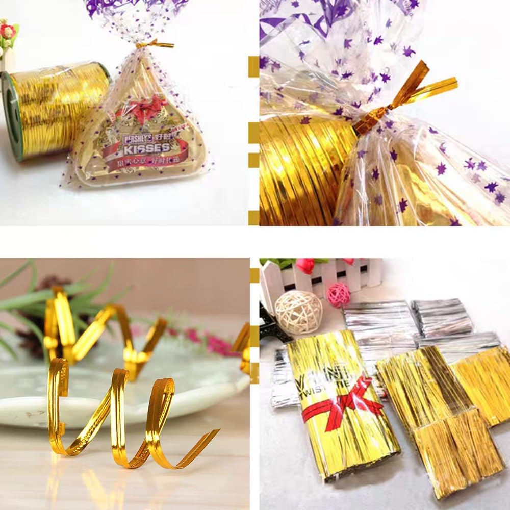 Twist Ties for Bags Bread Bag Tie Garden 4 inches 1600 Pcs Candy Coffee Bags Flower Ties (1600, Green)