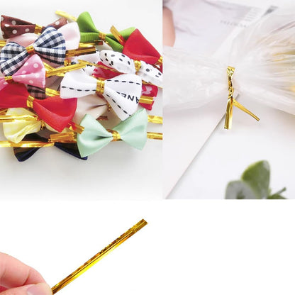 Twist Ties for Bags Bread Bag Tie Garden 4 inches 1600 Pcs Candy Coffee Bags Flower Ties (1600, Green)