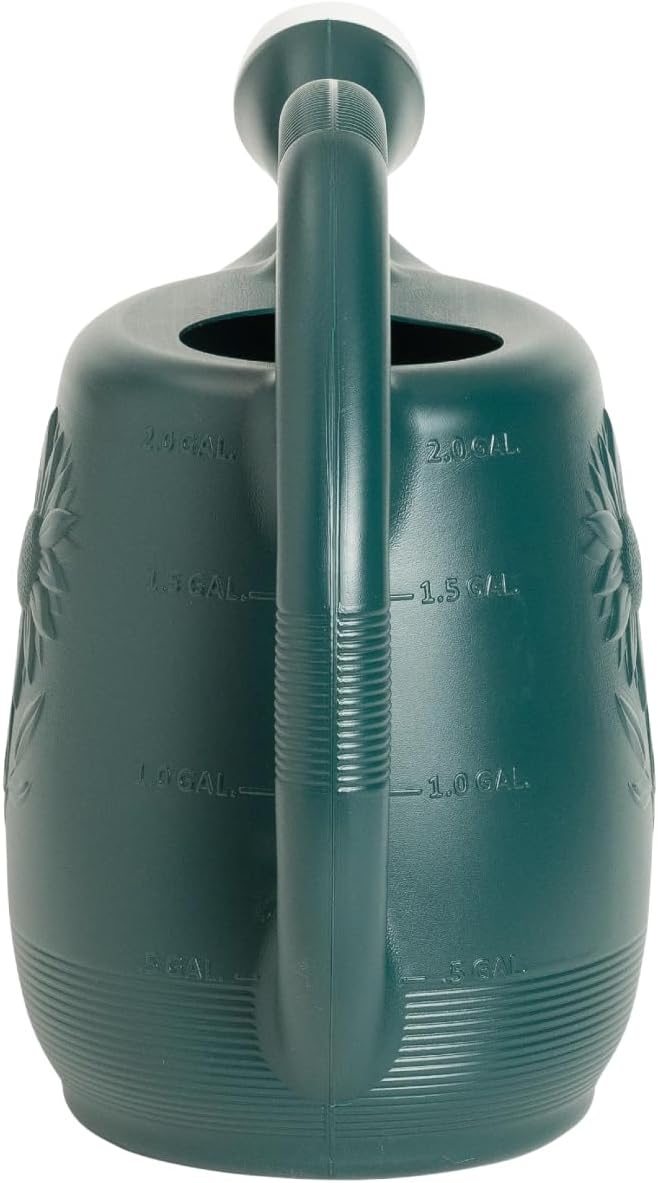 Root & Vessel 30301 Watering Can, 2-Gallon, Hunter Green
