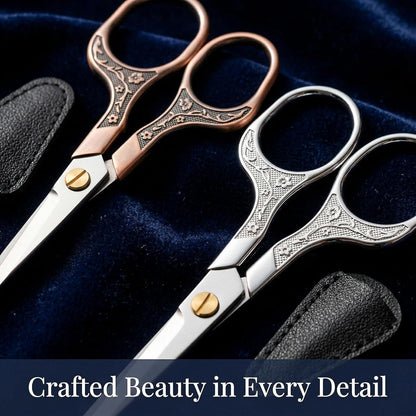 embroidery scissors- 5 Inch Precision Scissors-2 pack,small razor Sharp Blade Shears for craft Crochet sewing school paper cutting…