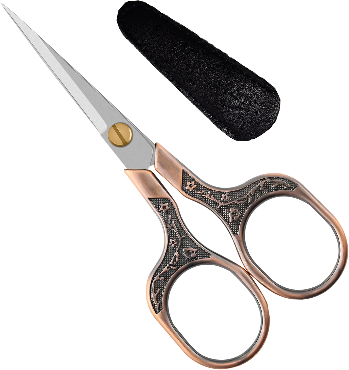 embroidery scissors- 5 Inch Precision Scissors-2 pack,small razor Sharp Blade Shears for craft Crochet sewing school paper cutting…