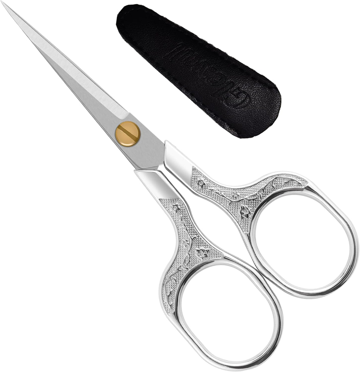 embroidery scissors- 5 Inch Precision Scissors-2 pack,small razor Sharp Blade Shears for craft Crochet sewing school paper cutting…