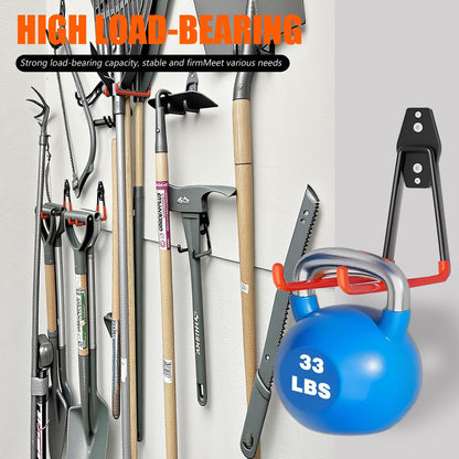 Heavy Duty Garage Storage Hooks 2 Pack Garage Tool Organizer Wall Mount